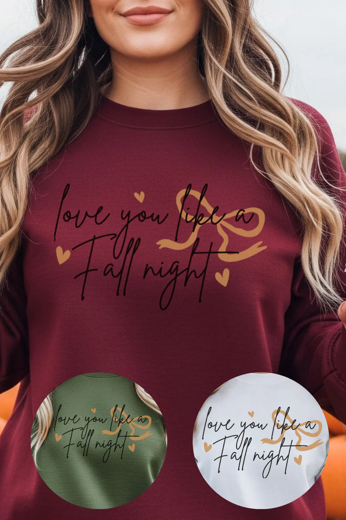 Love You & Fall Nights Sweatshirt