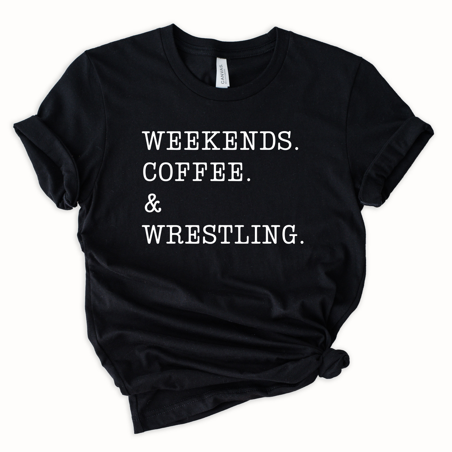 Coffee & Wrestling Graphic Tee