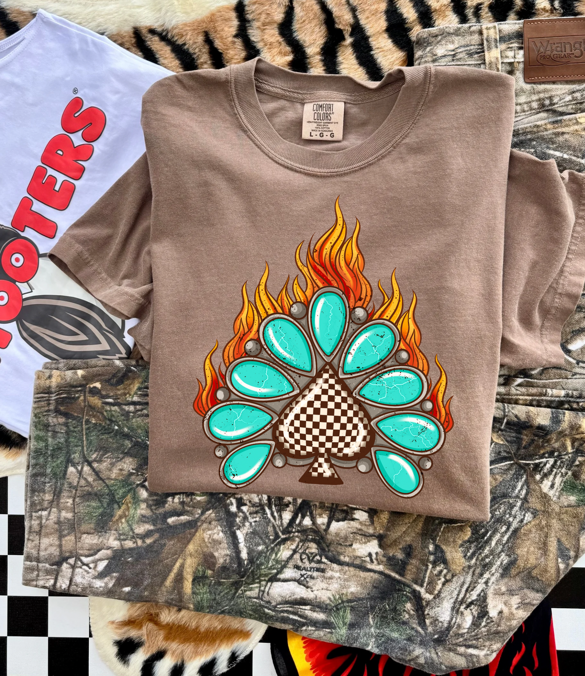 Flamin Spade Tee