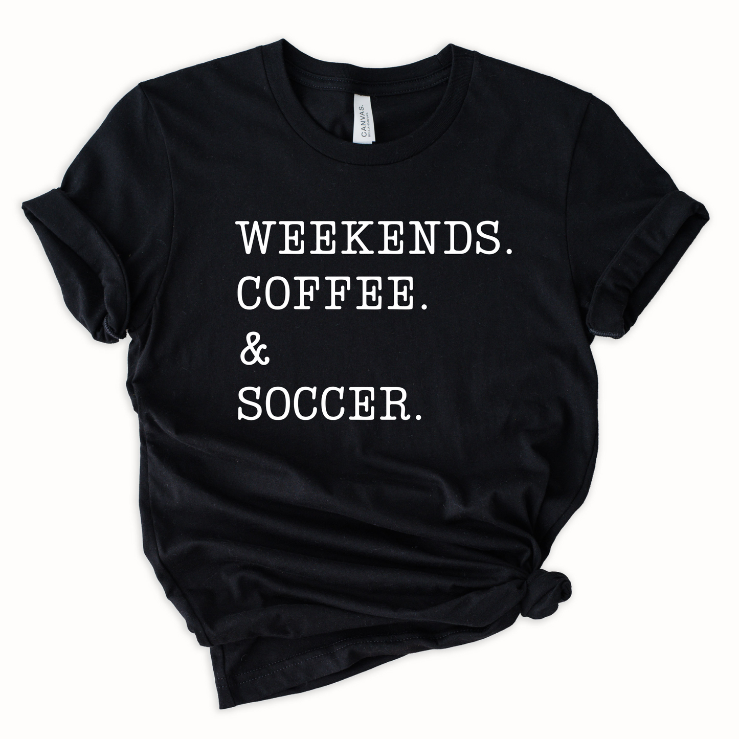 Coffee & Soccer Graphic Tee