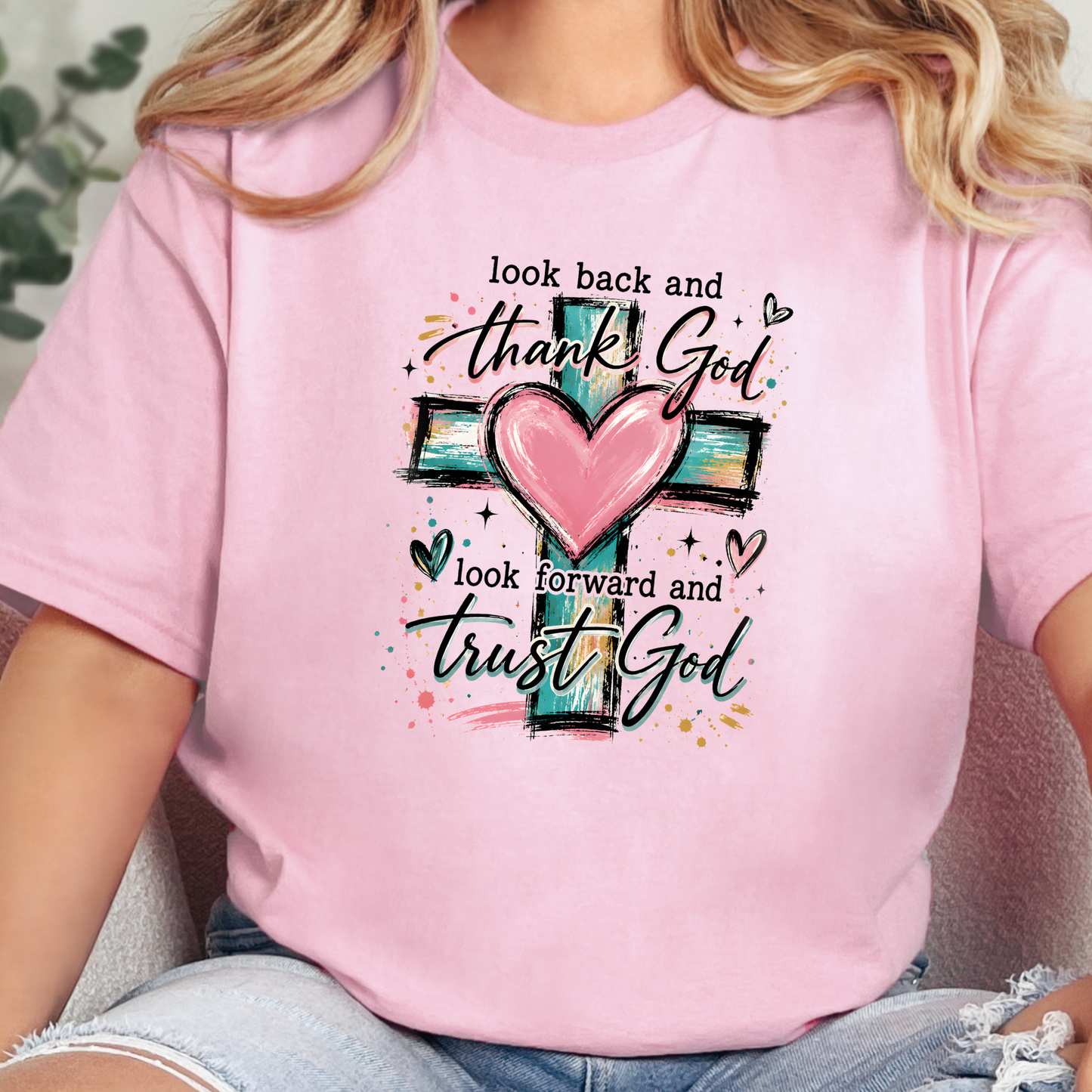 Thank God and Trust God Graphic Tee