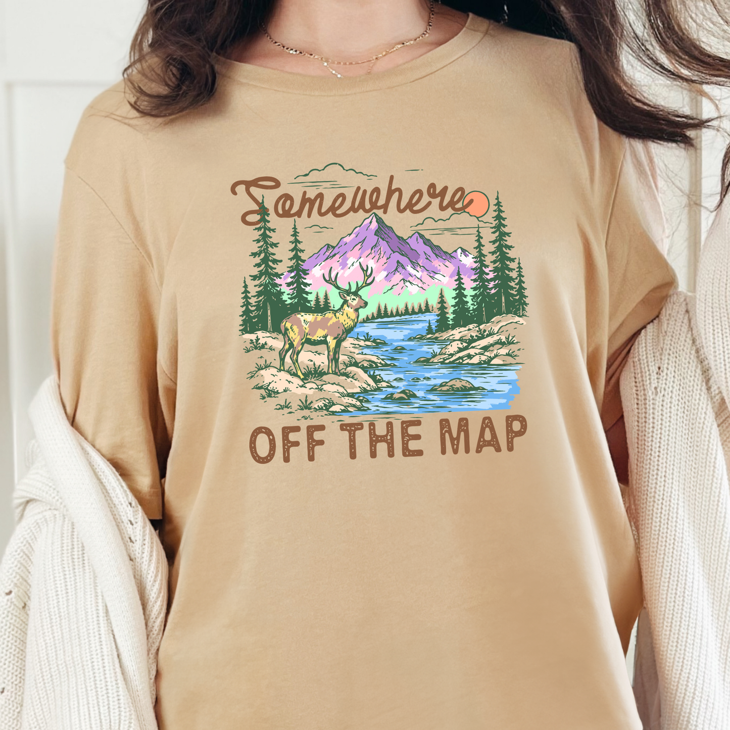 Somewhere Off The Map Graphic Tee