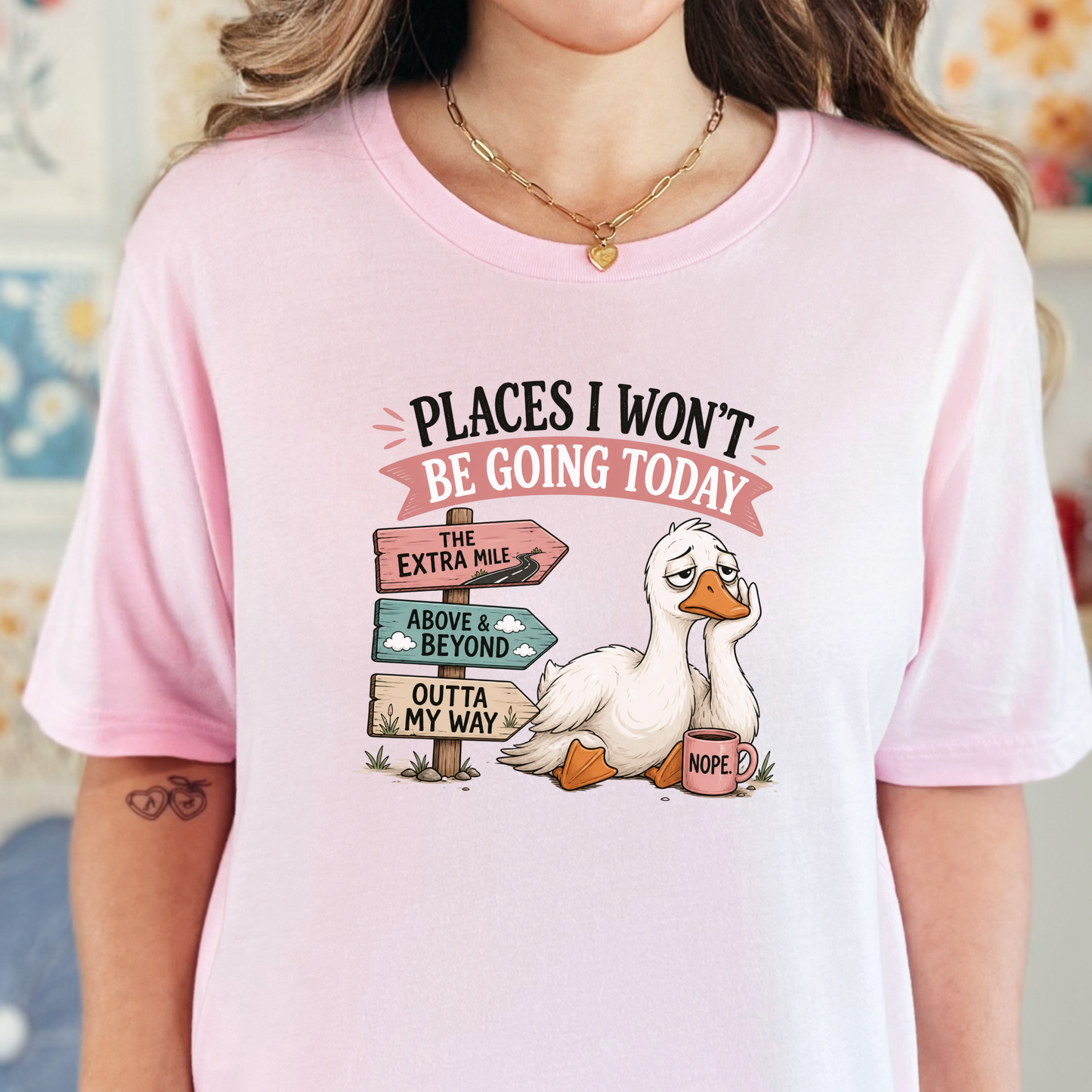 Lazy Tired Goose Graphic Tee