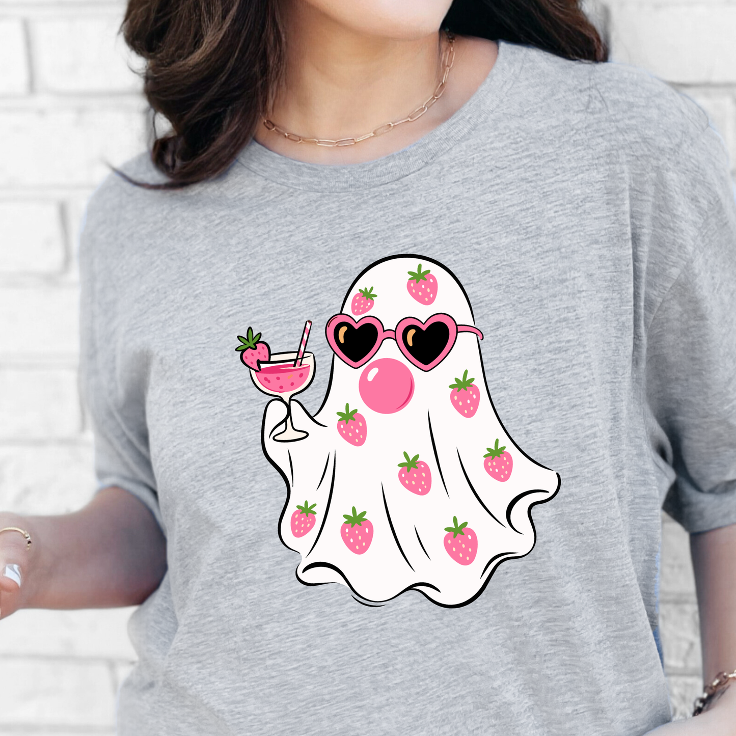 Strawberry Ghost Graphic Tee