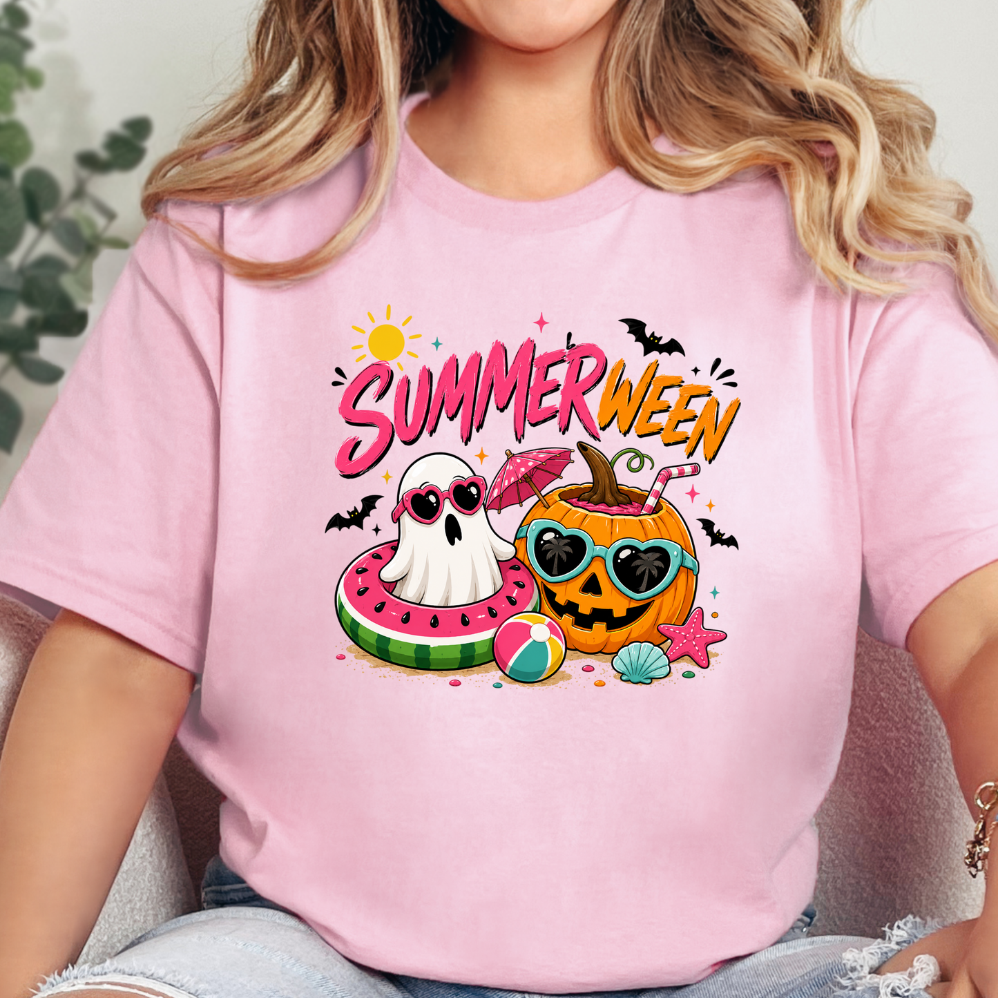 Summerween Ghost Graphic Tee