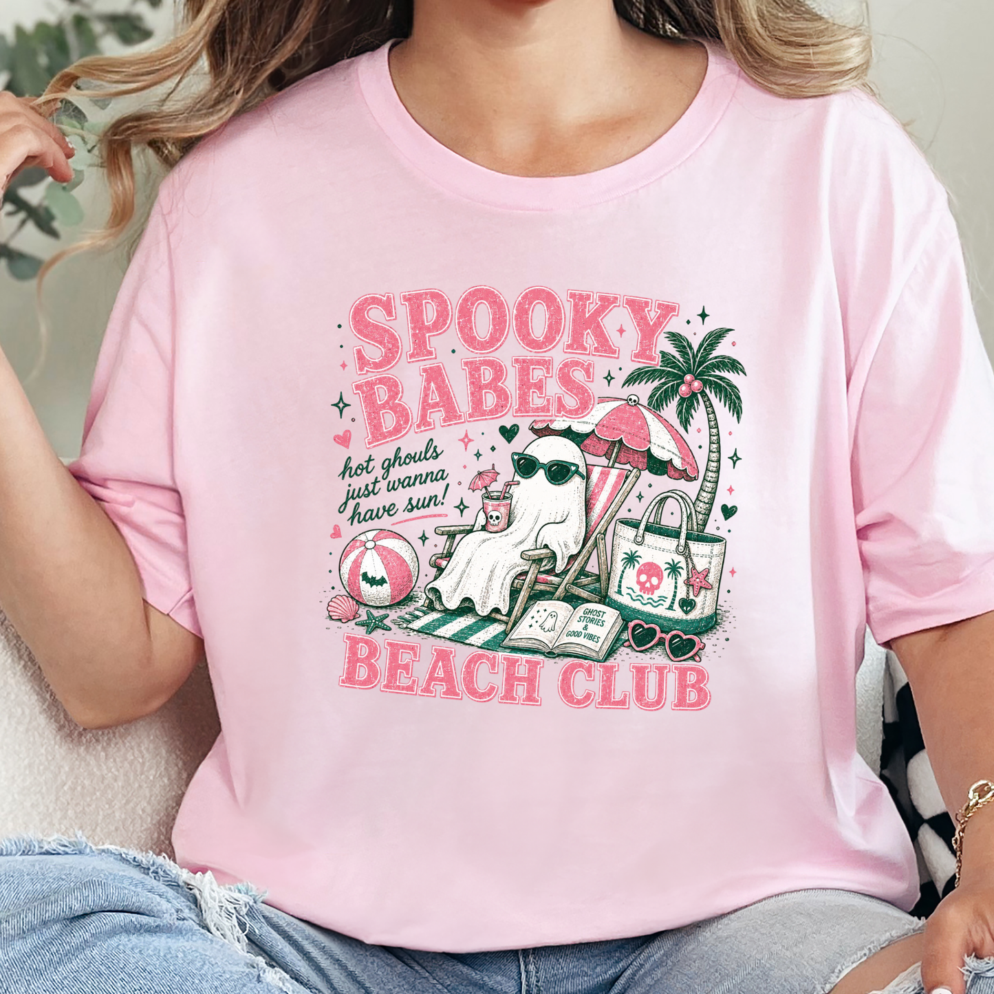Spooky Babes Beach Club Graphic Tee