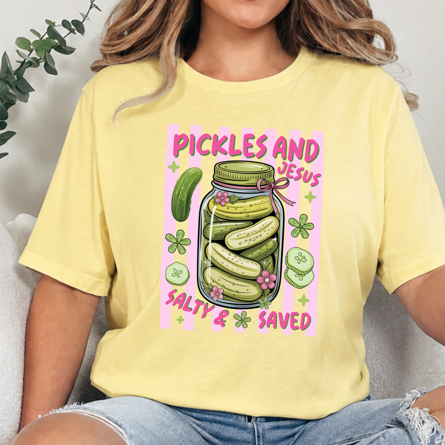 Pickles and Jesus Graphic Tee