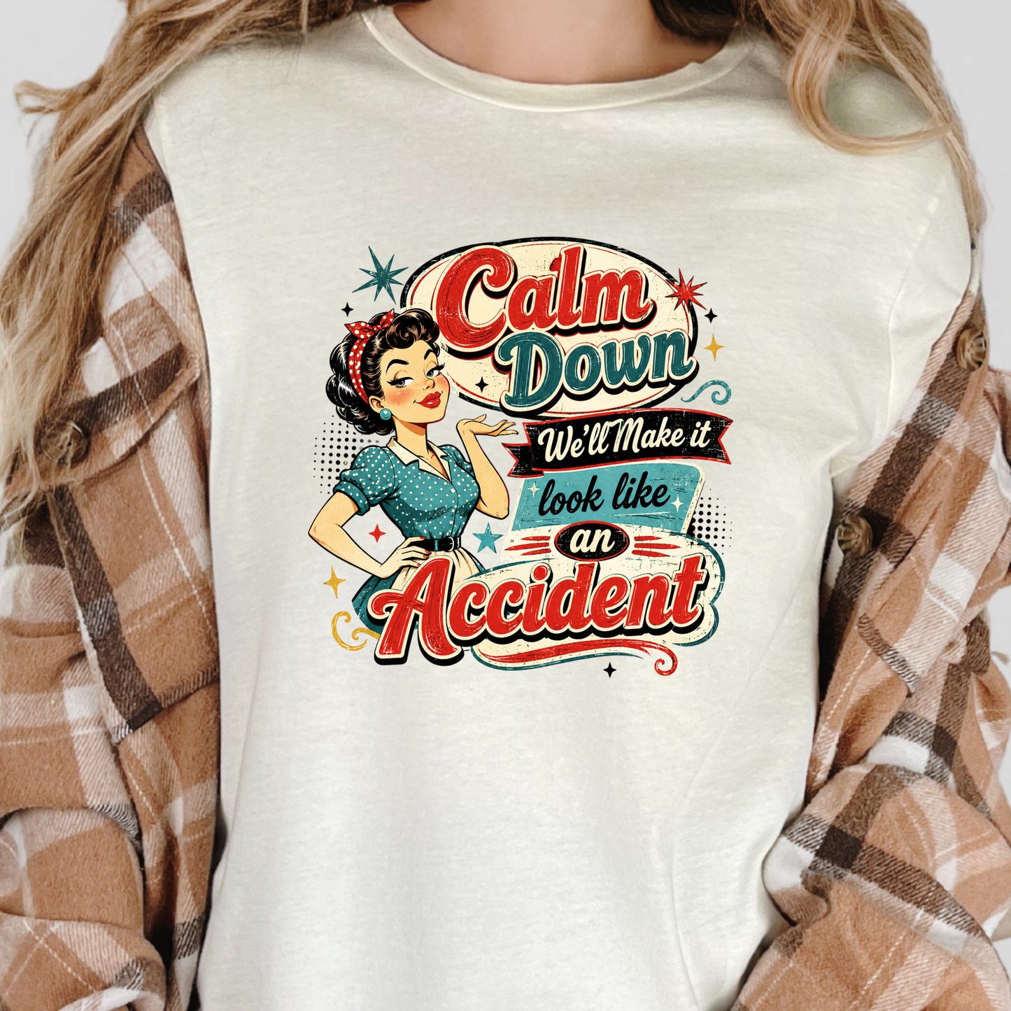 Vintage Calm Down Graphic Tee