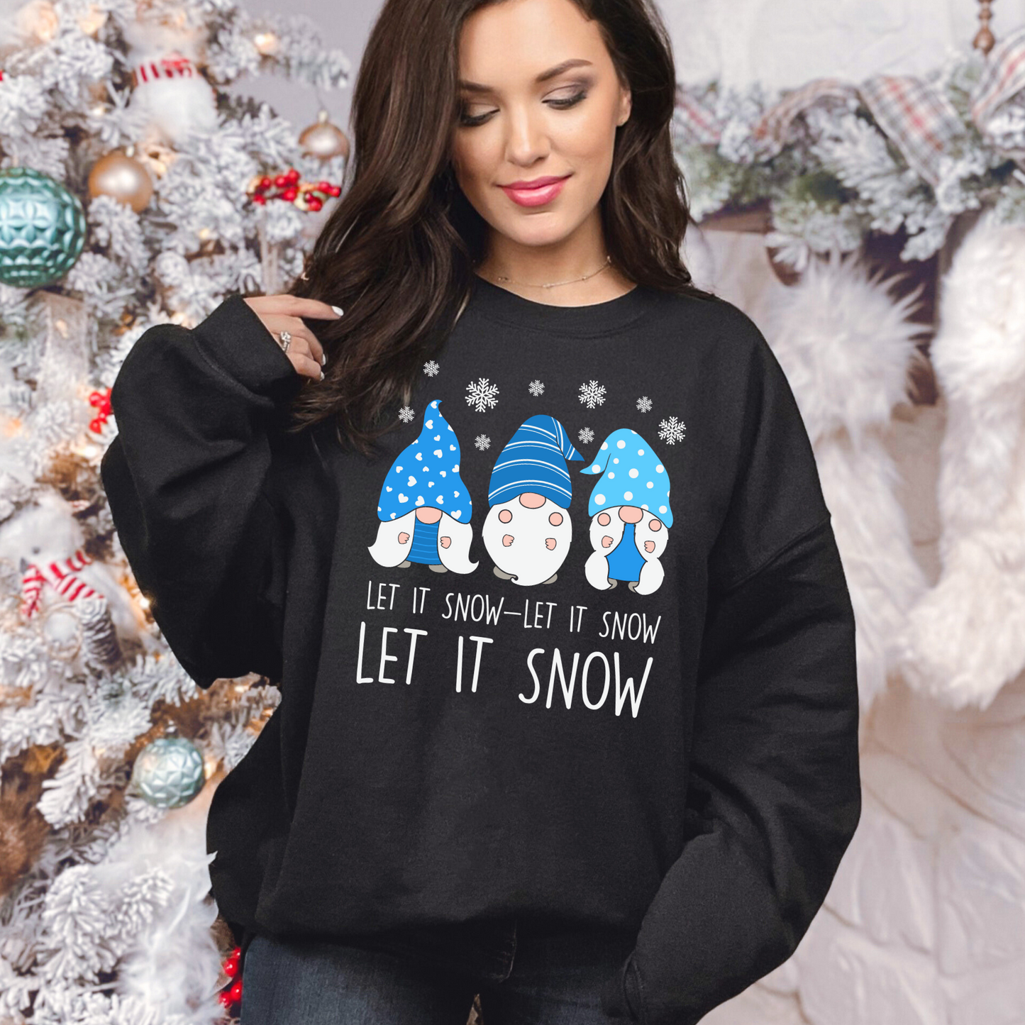 Let it snow Gnomes Graphic Tee