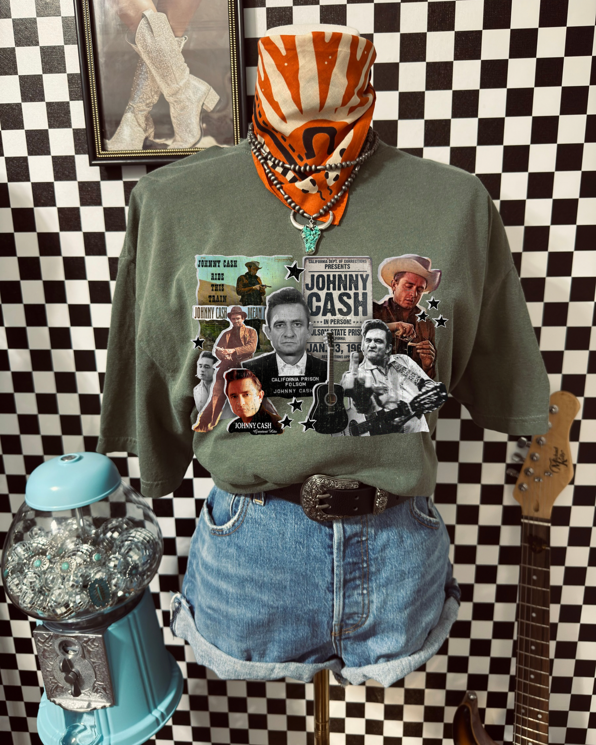 Cash collage tee