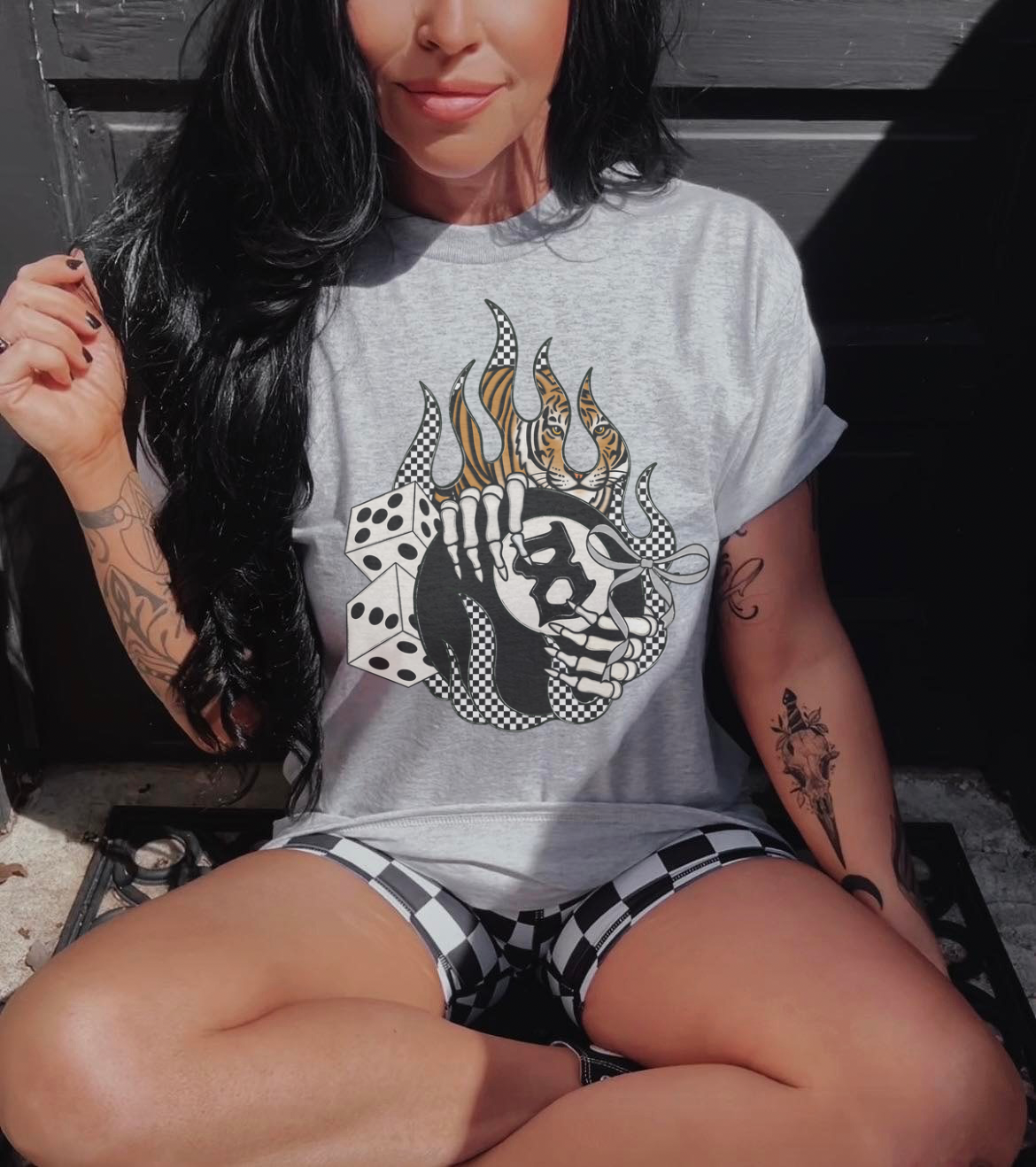 Grunge 8ball Sublimation Tee