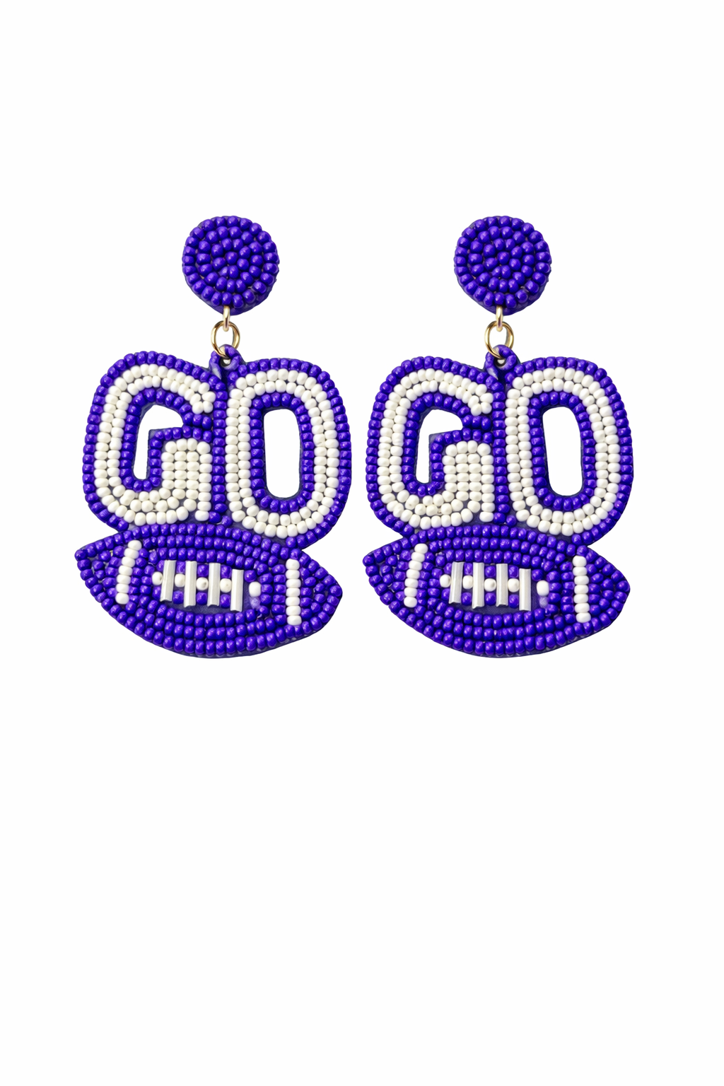 Let's Go Football Game Day Earrings