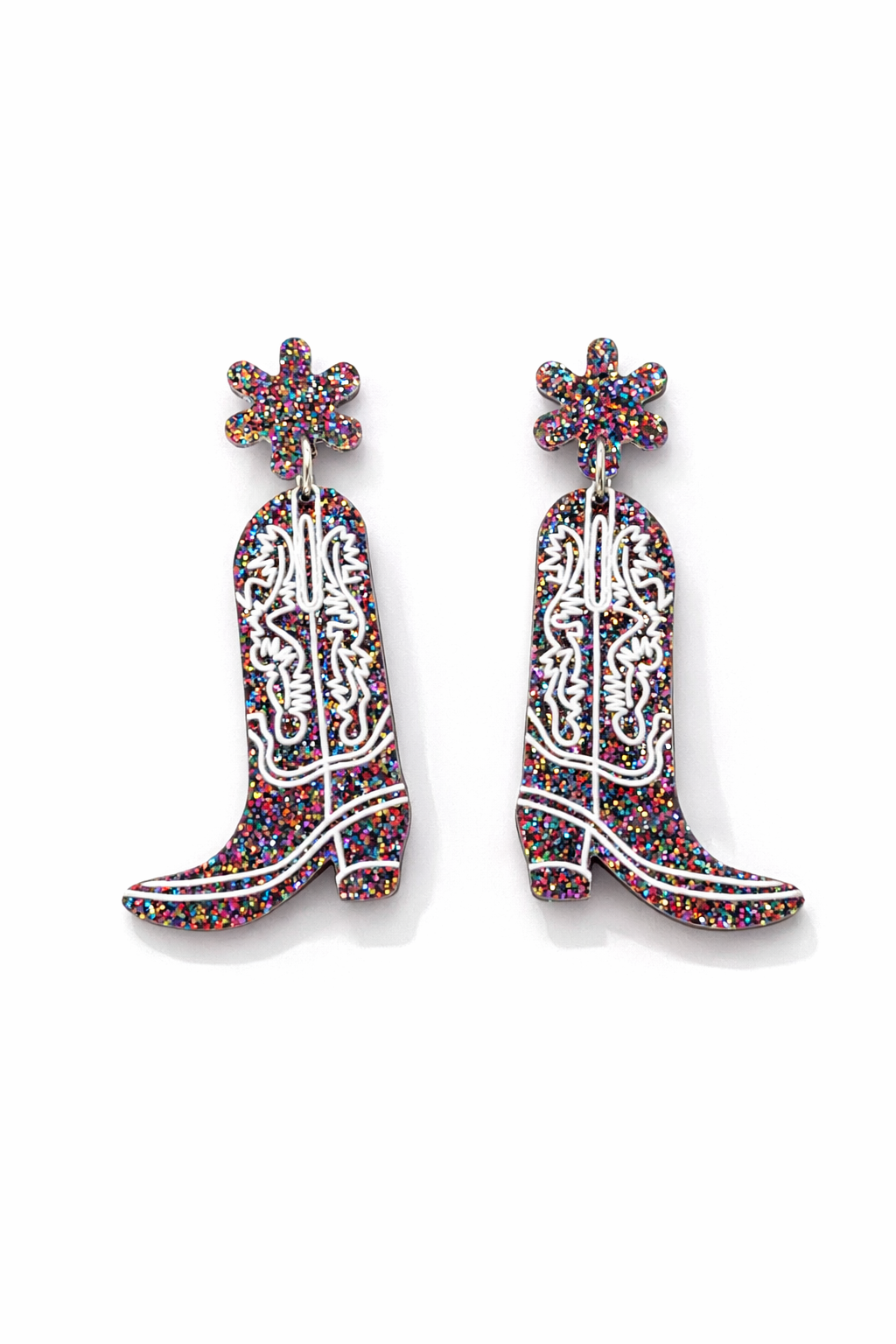 Sweet Spur Cowgirl Boot Earrings
