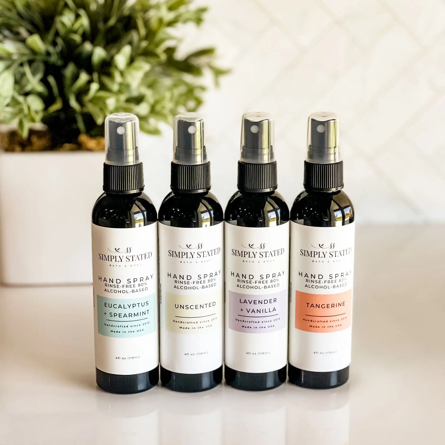 Eucalyptus + Spearmint Hand Spray | Alcohol-Based Sanitizing Mist