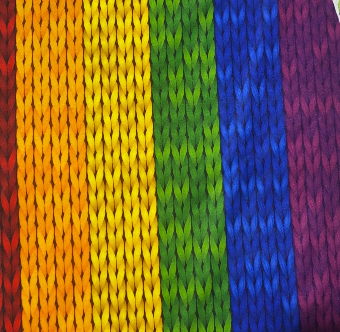 CLEARANCE Rainbow Knit - High-quality Handcrafted Vibrant Leggings