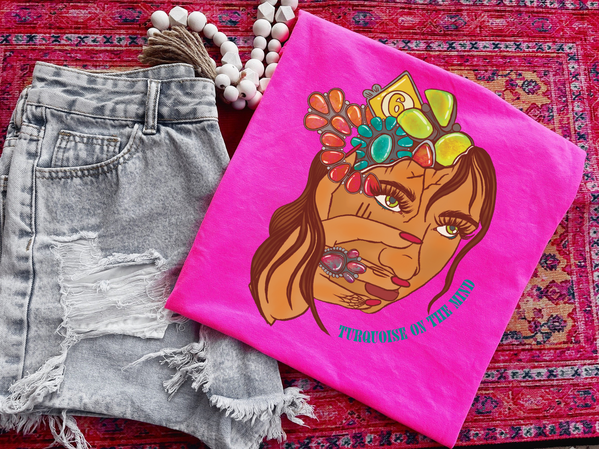 Turquoise on my Mind tee