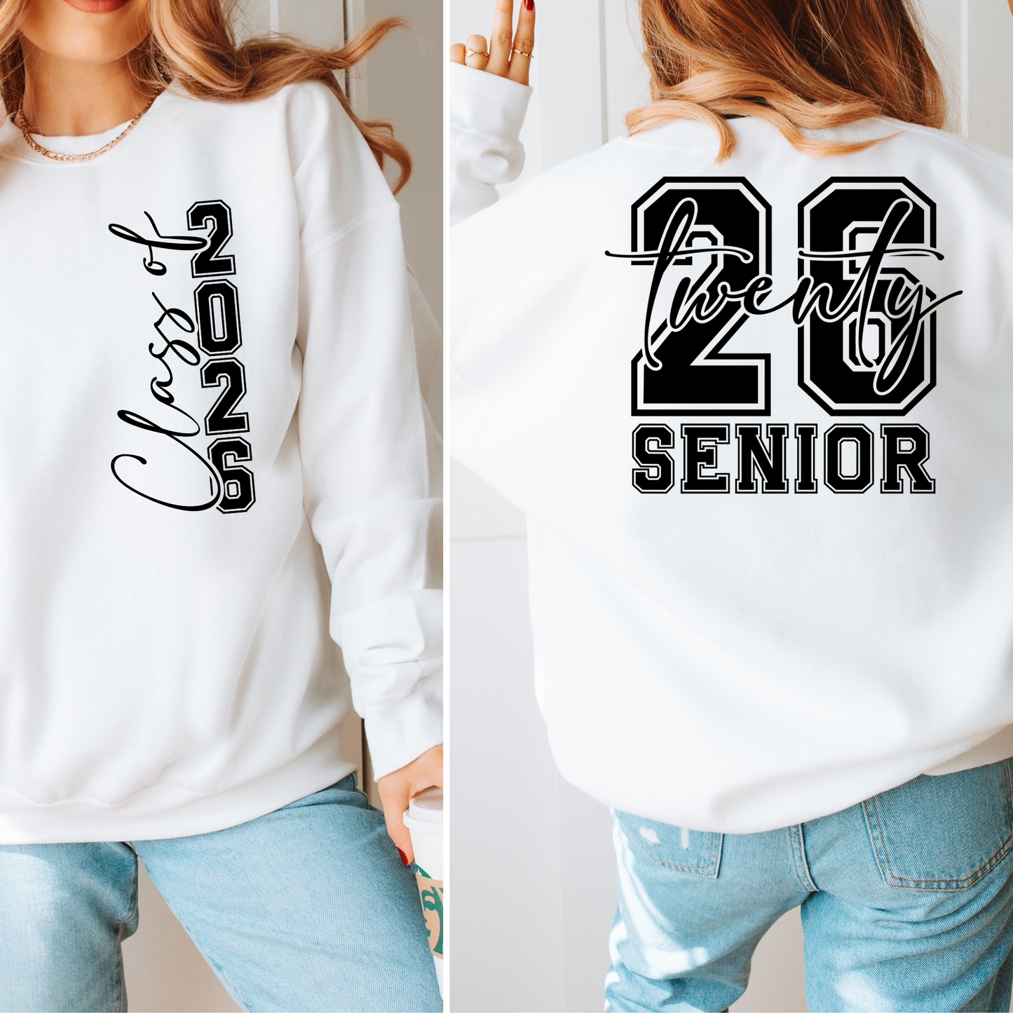 Senior Class of 2026 Front/Back Sweatshirt