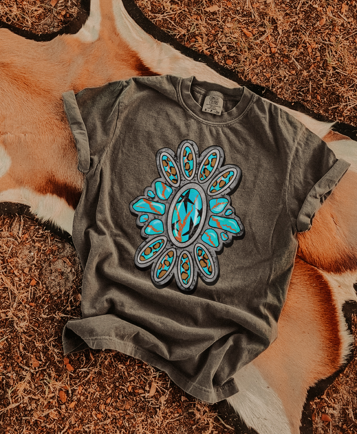 Turq Cluster tee