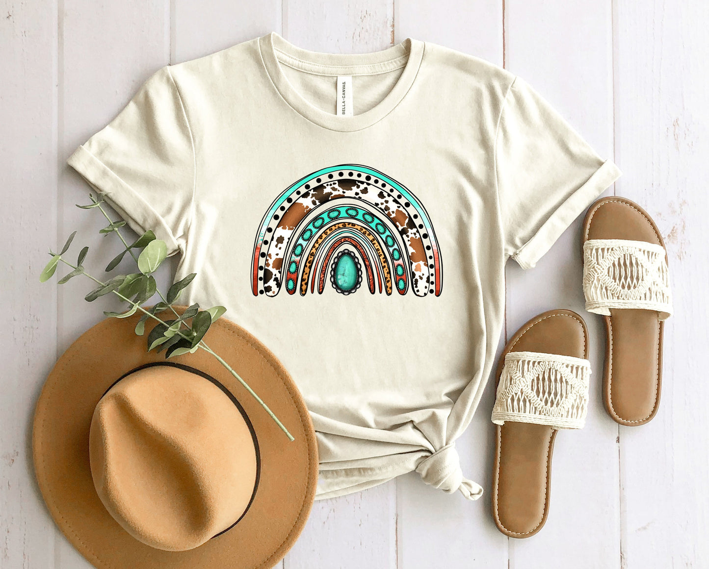 Western Rainbow Graphic Tee