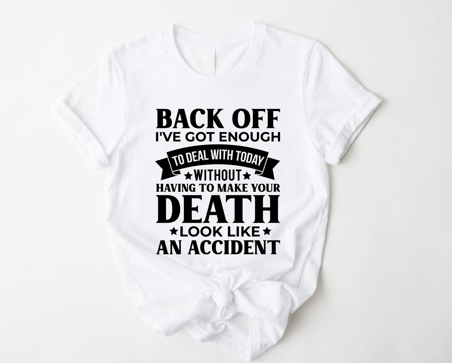 Back Off Graphic Tee