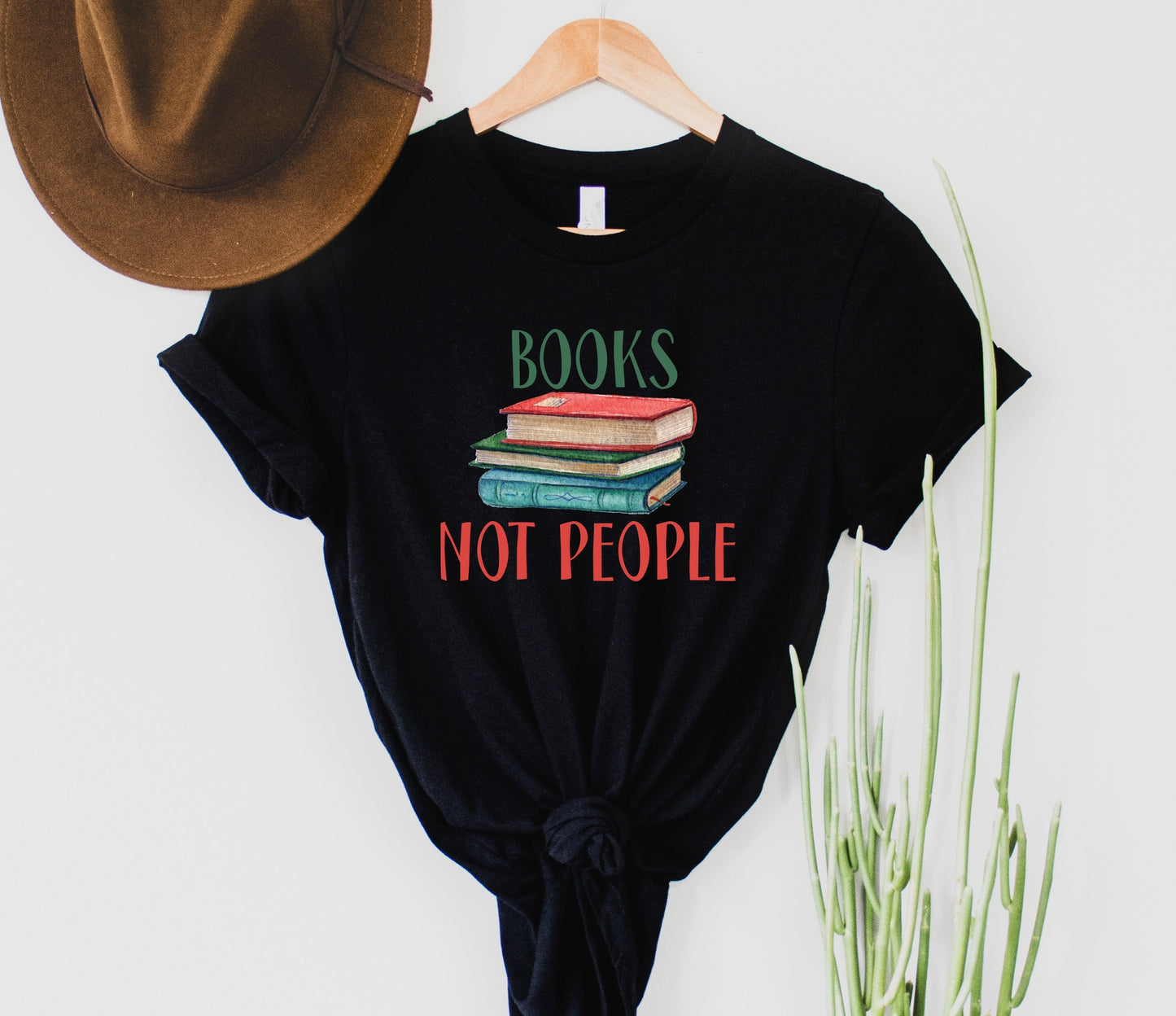 Books Not People Graphic Tee