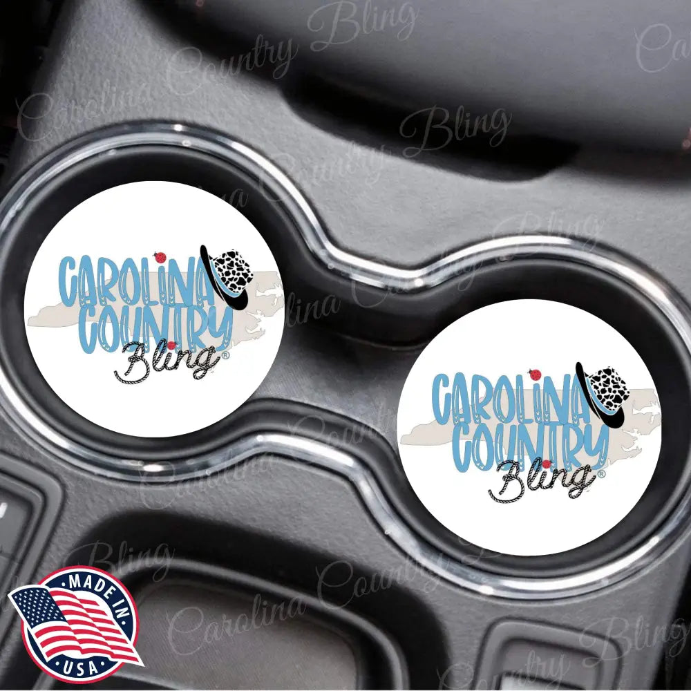 Carolina Country Bling – Car Coasters
