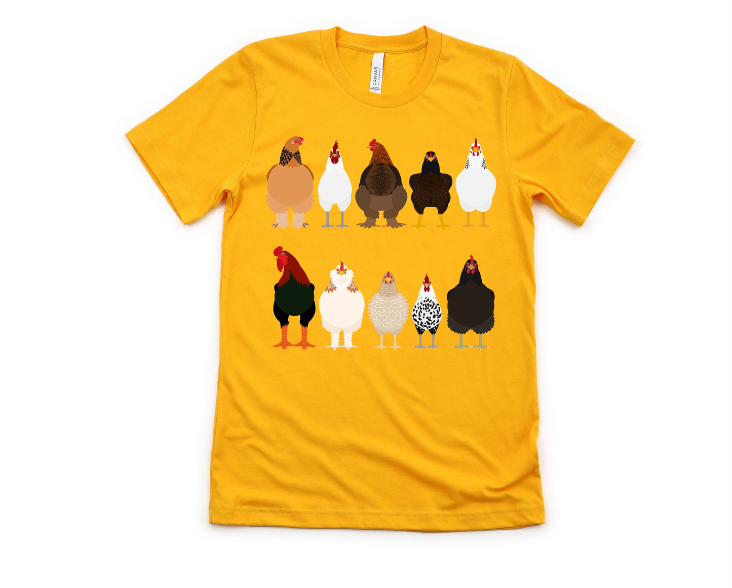 Chicken Breeds Graphic Tee