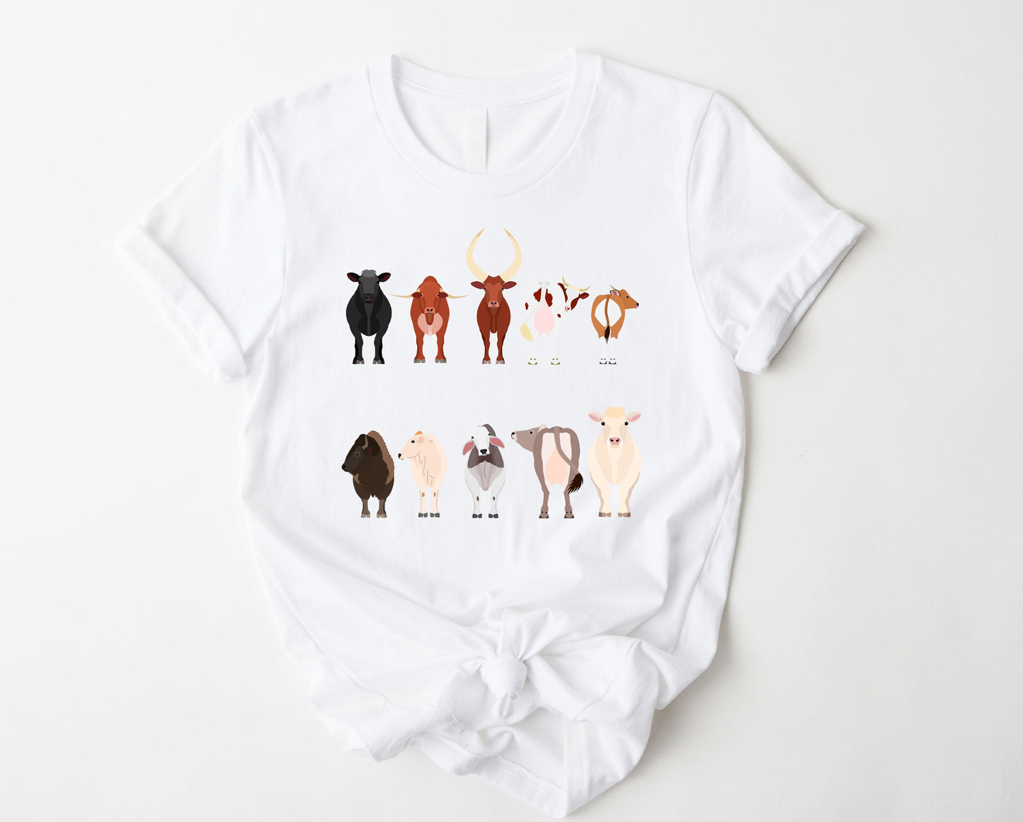 Cow Breeds Graphic Tee