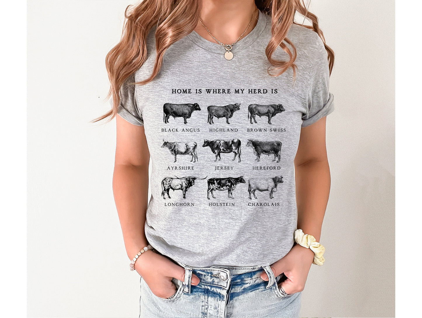Home is Where my Herd Is Graphic Tee