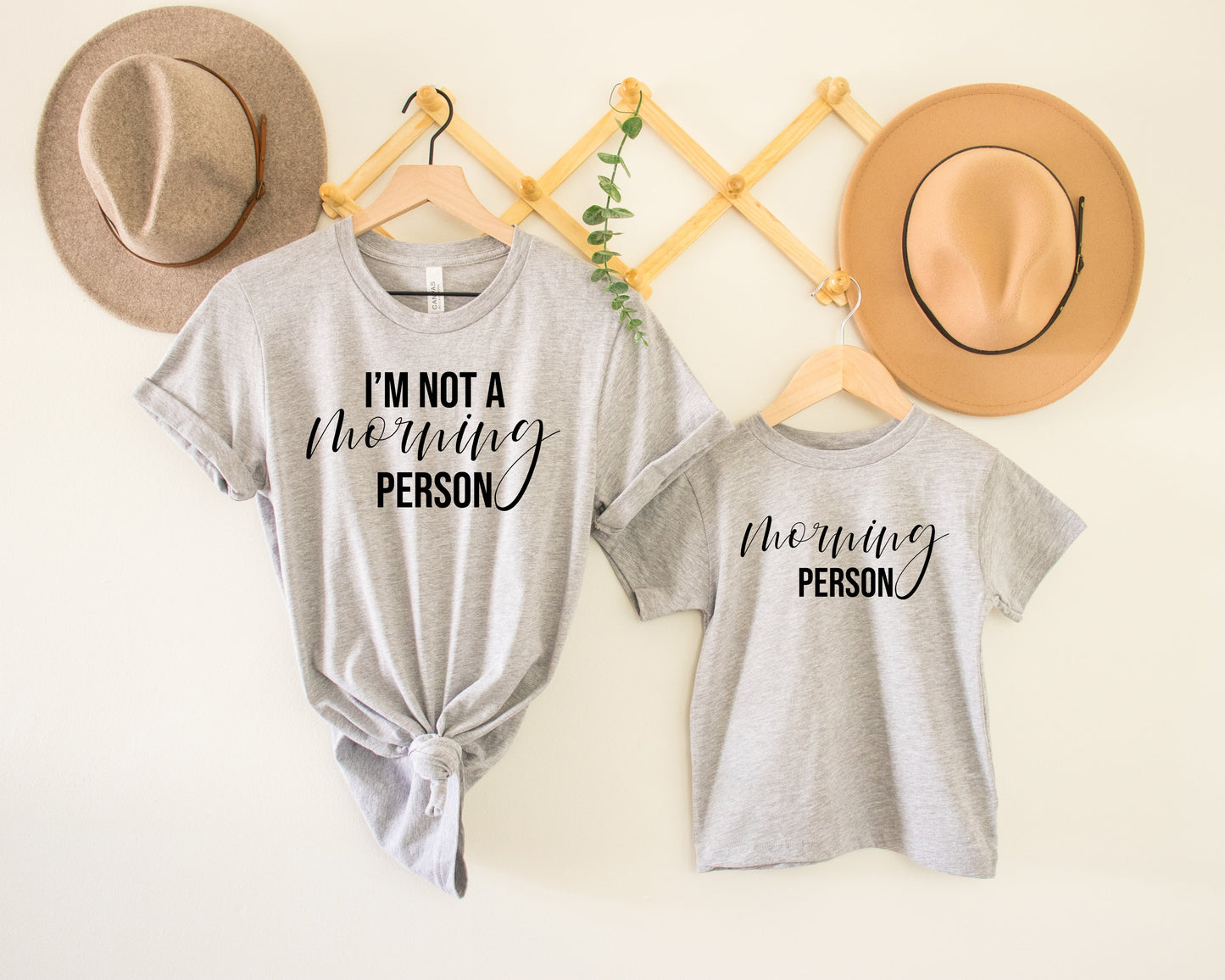 Not a Morning Person Mommy & Me Graphic Tee