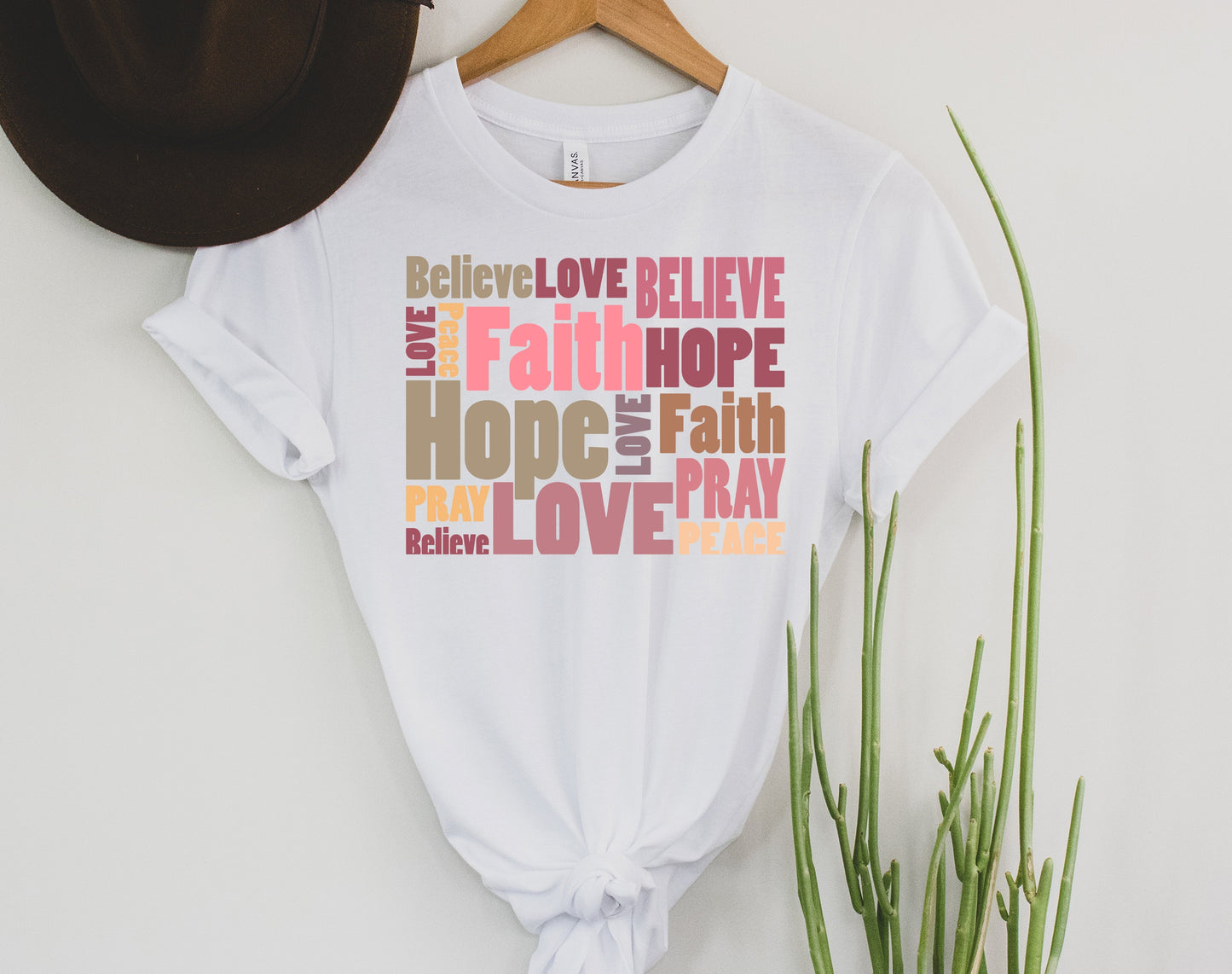 Pray Believe Faith Graphic Tee