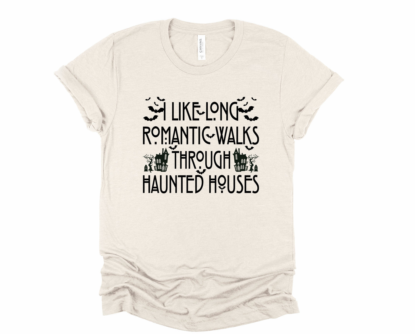 Romantic Walks in Haunted Mansions Graphic Tee