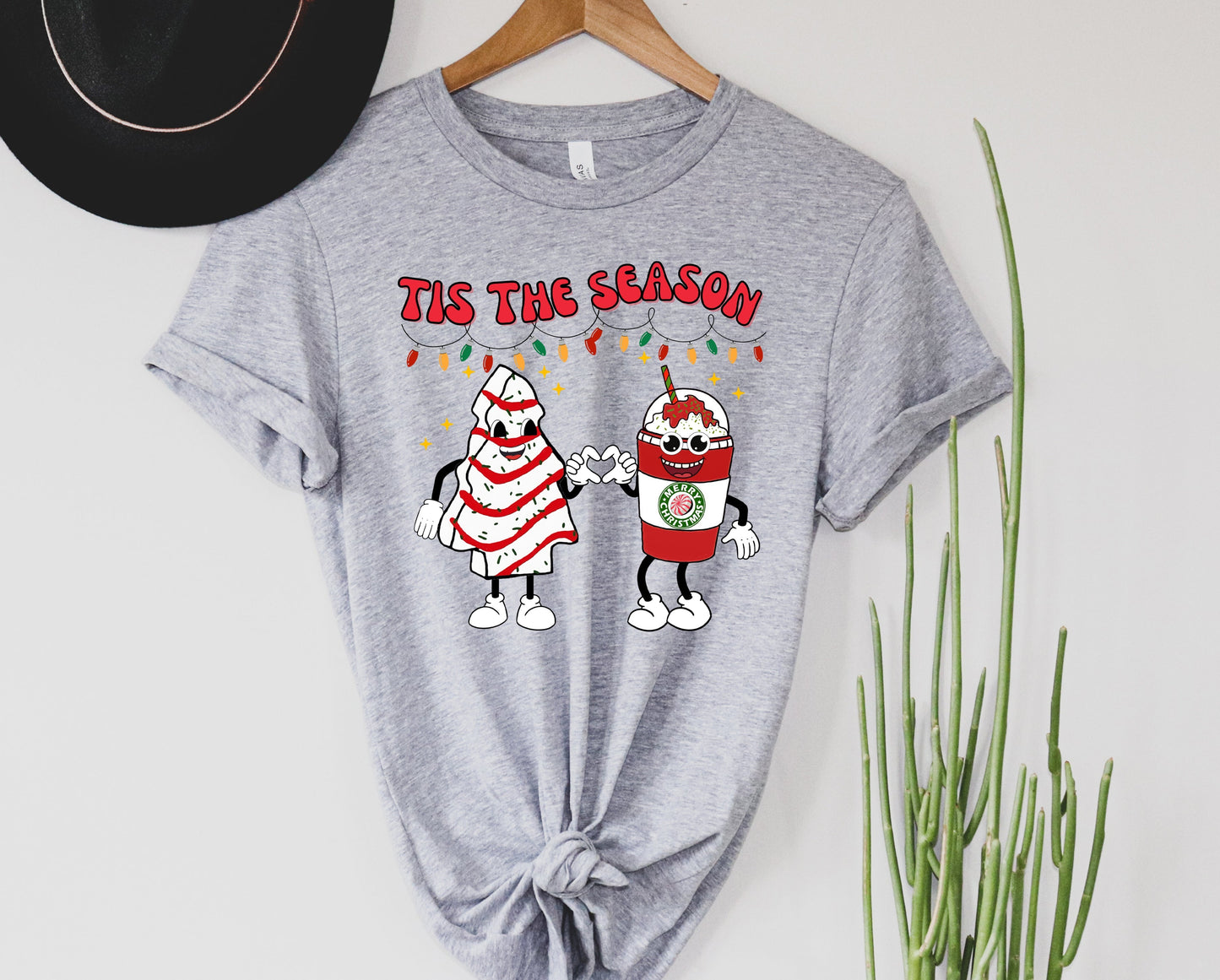 Tis the Season Cake and Coffee Graphic Tee