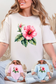 Hibiscus Graphic Tee