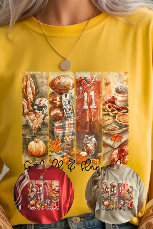 Football & Flannels Graphic Tee