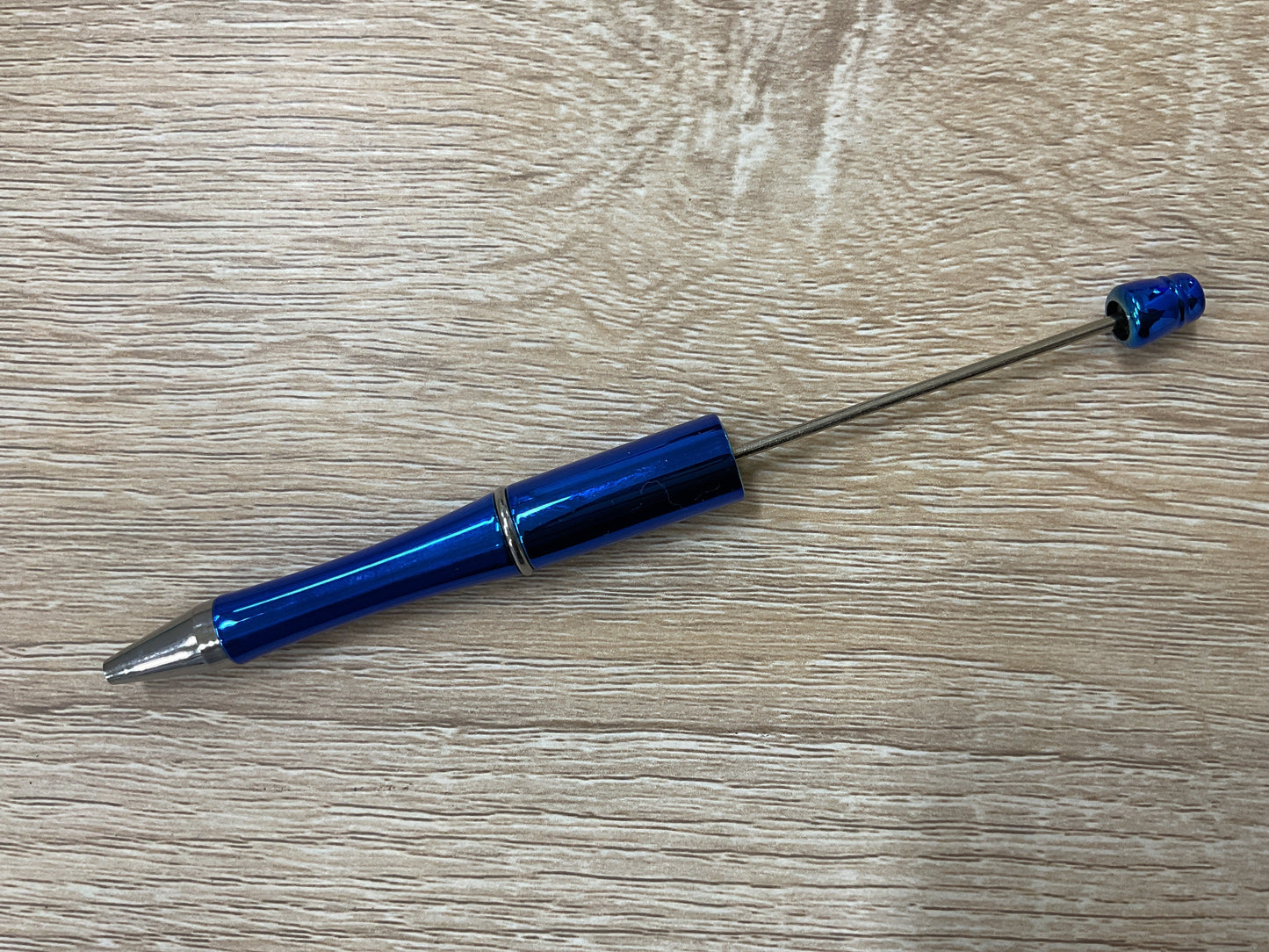 Plastic Beadable Pen Metallic/Ombre Colors