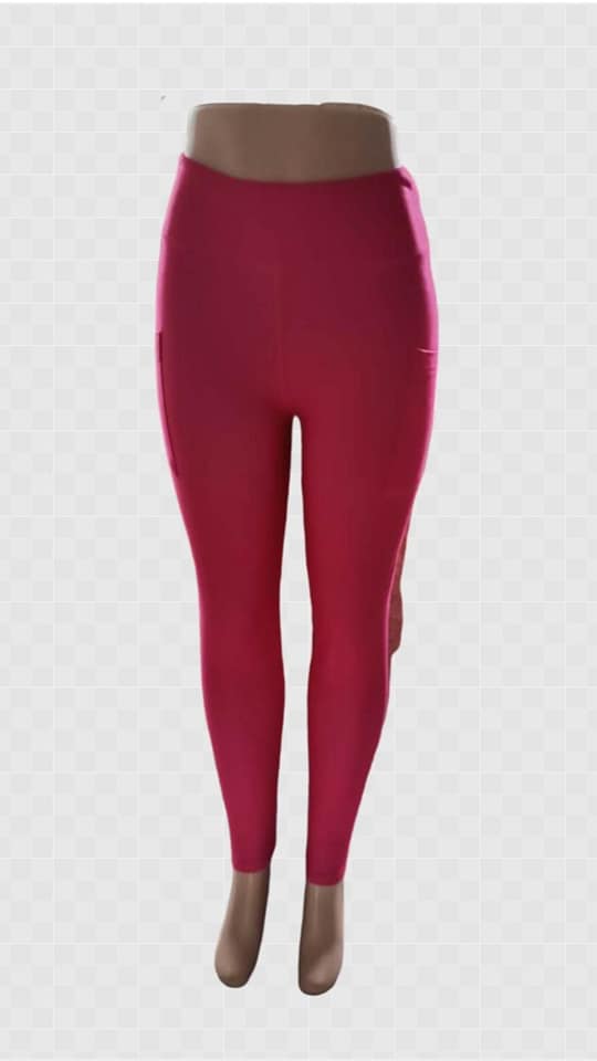 CLEARANCE Solid with Pockets - High-quality Handcrafted Vibrant Leggings