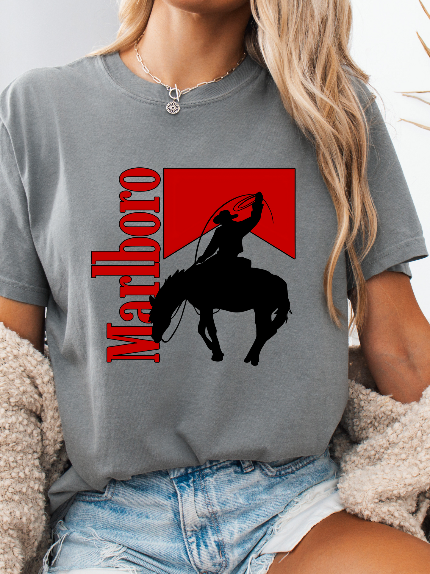 Marlboro Cowboy Graphic Tee