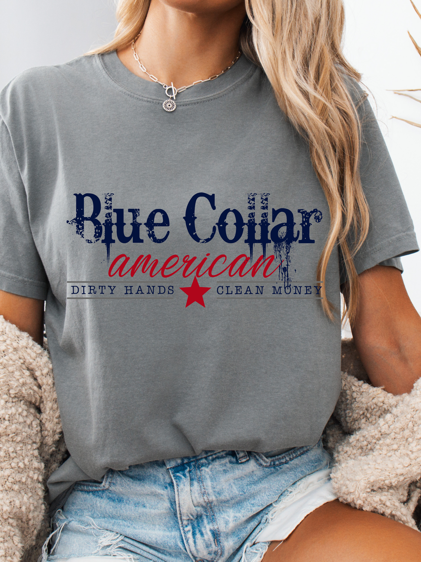 Blue Collar American Graphic