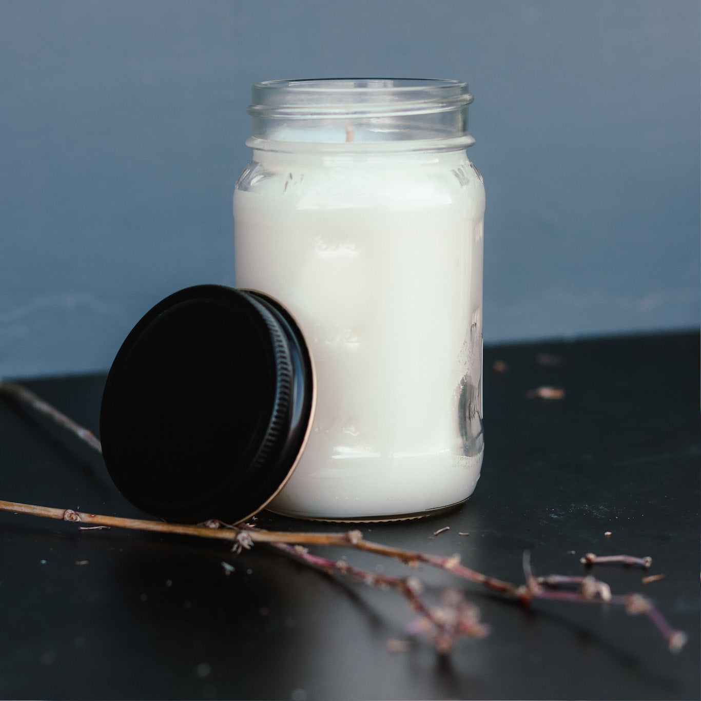 13 oz Mason Jar Soy Candle - Spiced Cranberry Apple