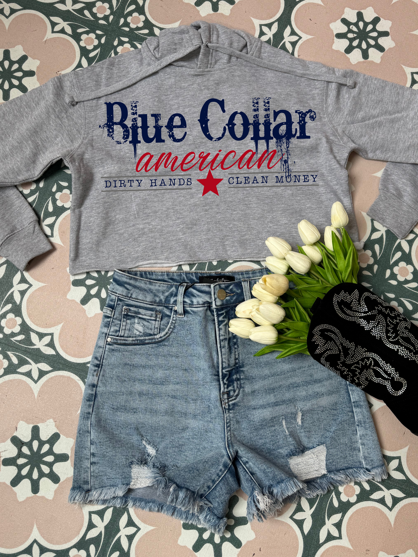 Blue Collar American Graphic