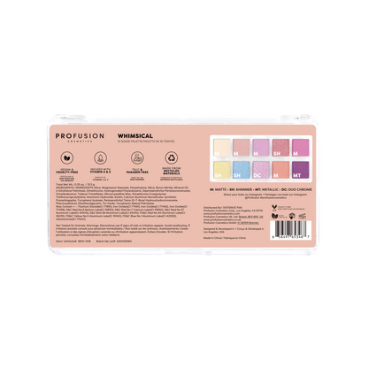 Essential 10 Shade Palette - Whimiscal