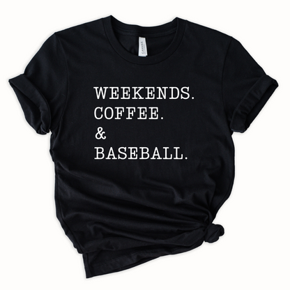 Coffee & Baseball Graphic Tee