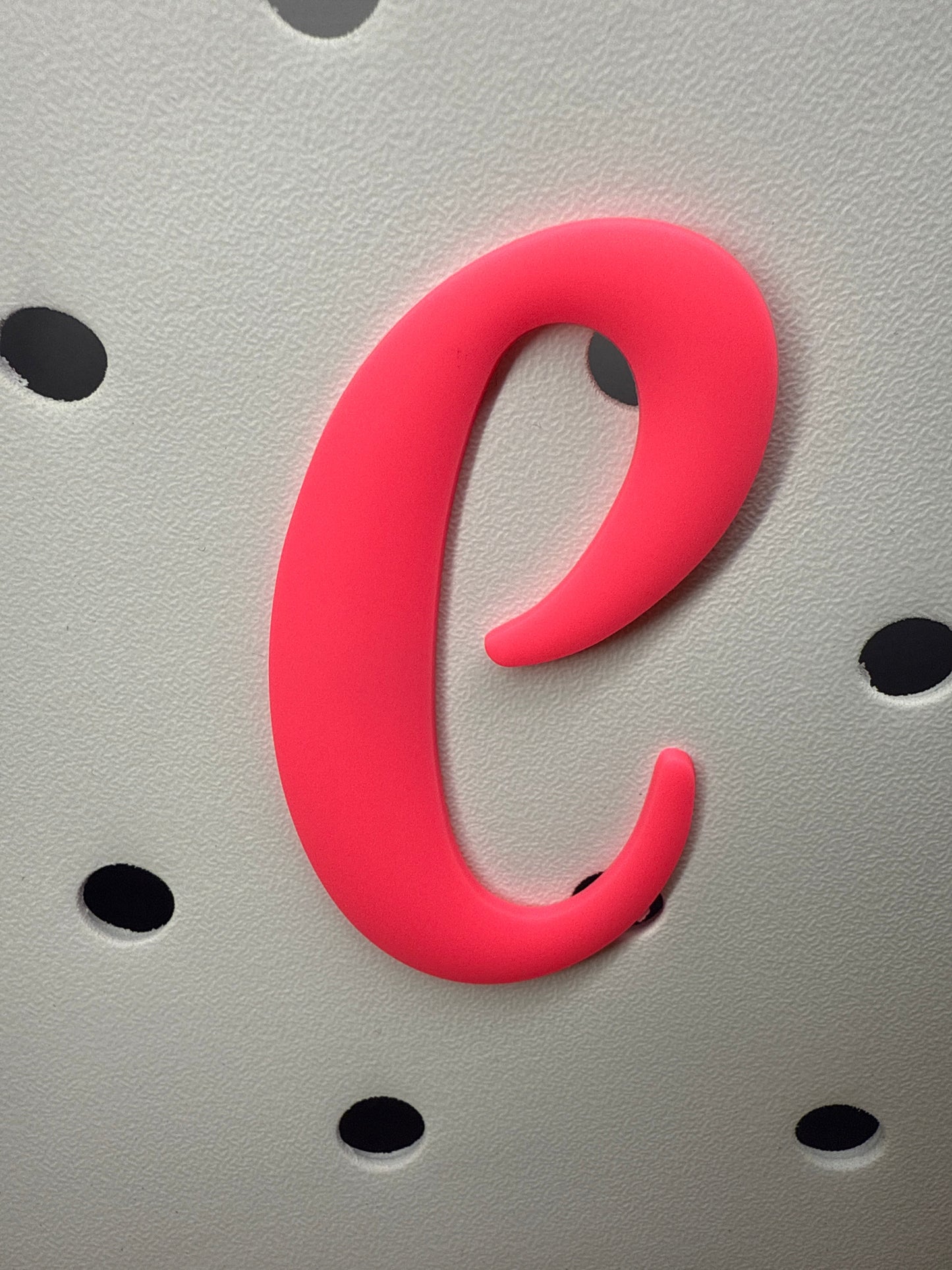 RDBOGGLETS Pink-  Decorative Alphabet Lettering Accessories Compatible with Bogg Bags