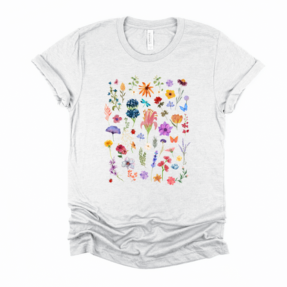 Wildflower Watercolor Graphic Tee