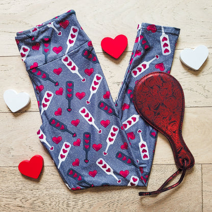 Love Paddles (Semi-Exclusive) - High-quality Handcrafted Vibrant Leggings