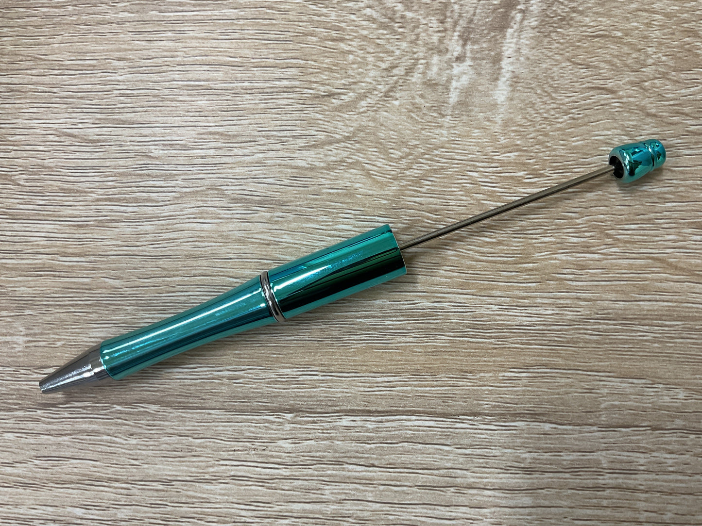 Plastic Beadable Pen Metallic/Ombre Colors