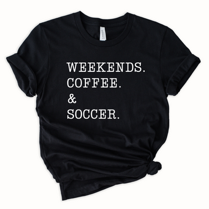 Coffee & Soccer Graphic Tee