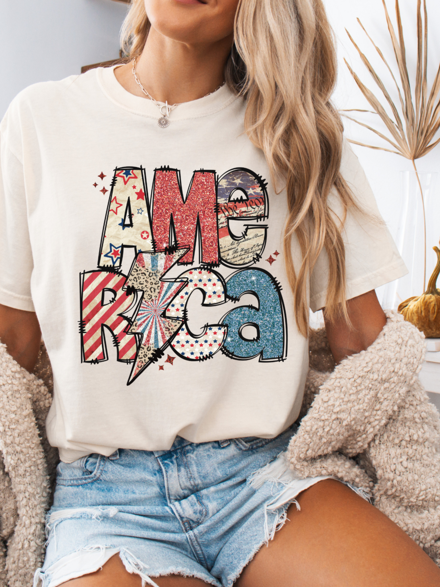 All American Shorts Bundle (1 Willow Short + 1 Graphic Tee)