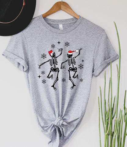 Christmas Skeletons Graphic Tee